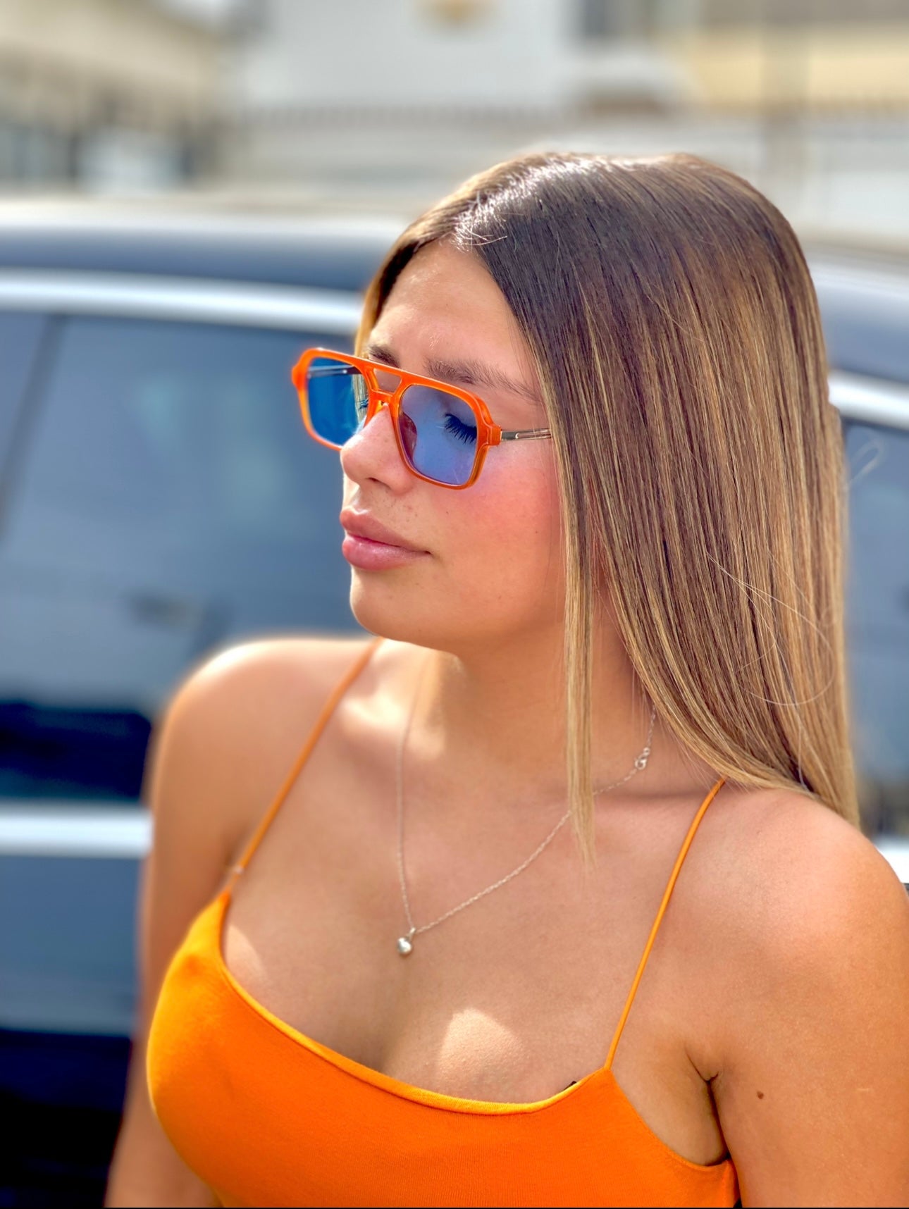 DOUBLE ORANGE BLUE